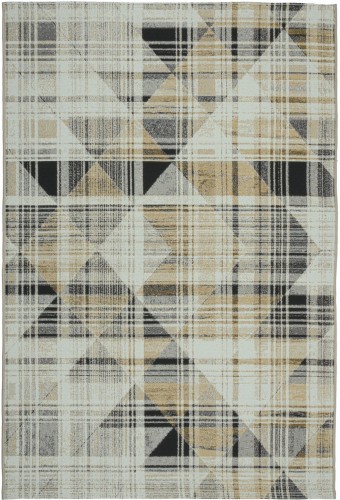 Dywan Dara 120x170 cm Trójkąty Żółty