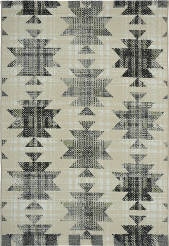 Dywan Dara 80x150 cm Aztecki Szary