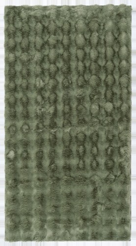 Dywan puszysty komfortowy bąbelkowy 80x150cm zielony