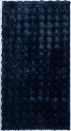 Dywan puszysty komfortowy bąbelkowy 80x150cm granat