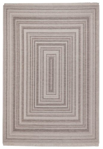Dywan ogrodowy Oria prostokąty szary 70x140cm nowoczesny
