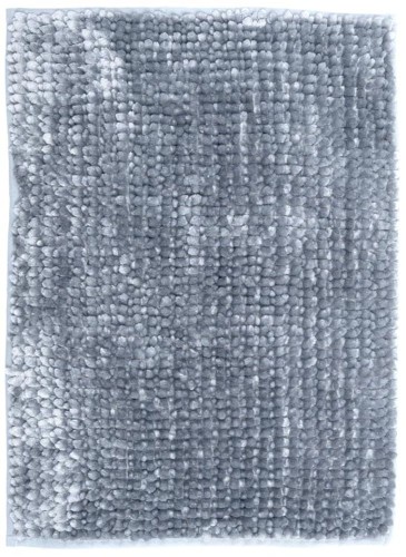 Dywan łazienkowy Chenille Velvet jasnoszary 40x60cm