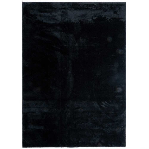 Dywan Loren gładki czarny prostokąt 160x230 cm