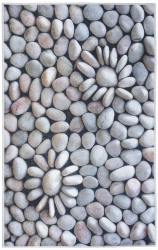 Dywan Uniwersalny Renat Kamyki Szary 50x80cm