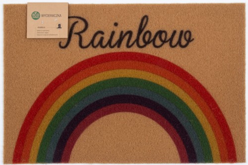 Wycieraczka Tekstylna Decora Rainbow Beżowy 40x60 cm