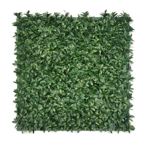 Sztuczna Zielona Ściana Liść Azalii-panel 33x100 cm