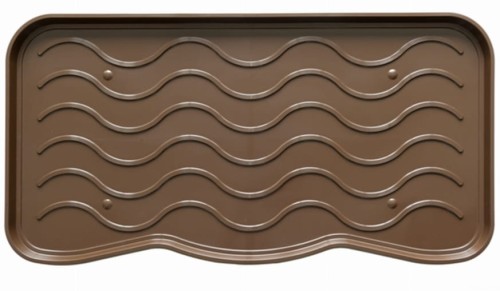 Ociekacz na buty 38x75 cm Brąz