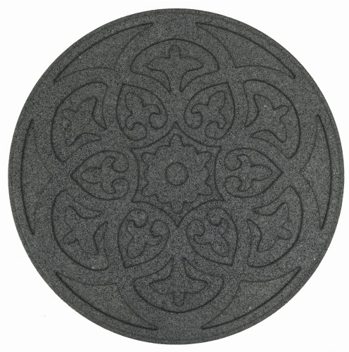 Dwustronna Płytka Ogrodowa Scroll 46 cm Szary