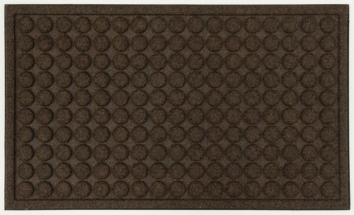 Wycieraczka Contours Rounds 45x75cm Brąz
