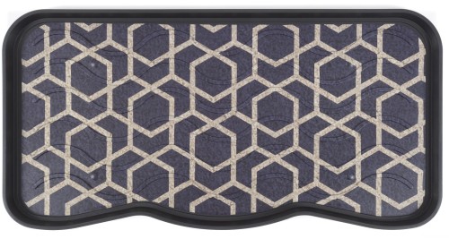 Ociekacz na buty z nadrukiem Geo Latice 38x75 cm