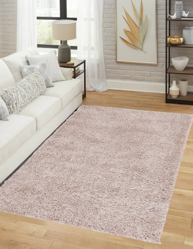 Dywan Clara Shaggy 80x140 Beż Podkład Juta Futrzak 3cm Gruby