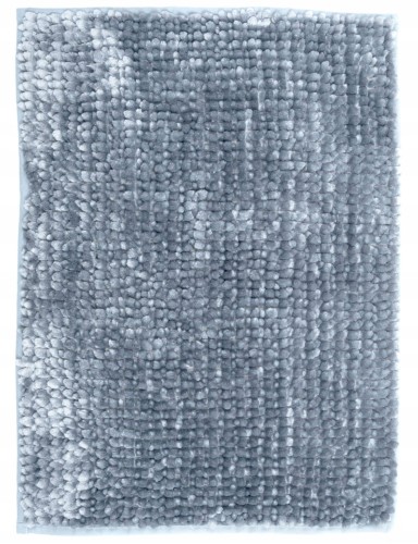 Dywan łazienkowy Chenille Velvet jasnoszary 50x80cm