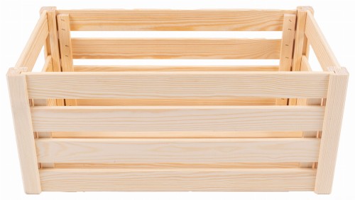 Ekologiczna drewniana skrzynka sosnowa 29,5 x 69 x 23,5 cm Uniwersalna Dekoracja