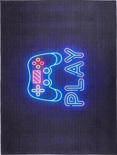 Dywan dziecięcy gładki 3D play 80x150 kolorowy gracz