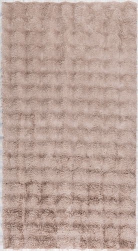 Dywan puszysty komfortowy bąbelkowy 80x150cm beż