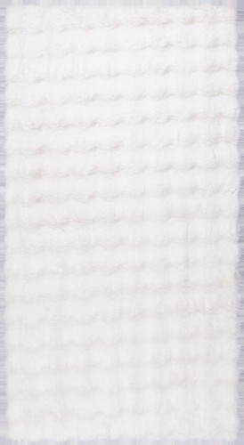 Dywan puszysty komfortowy bąbelkowy 80x150cm Ivory