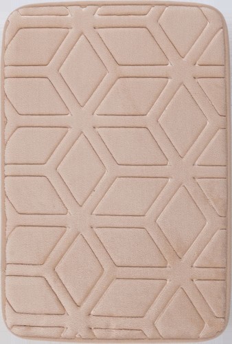 Mata łazienkowa Hamilton geometria beżowy 40x60cm