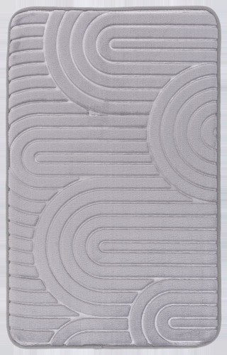 Mata łazienkowa Hamilton modern jasnoszara 50x80cm