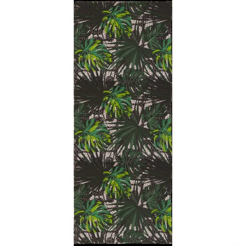 Mata łazienkowa Premium PCV monstera zielona 65cm