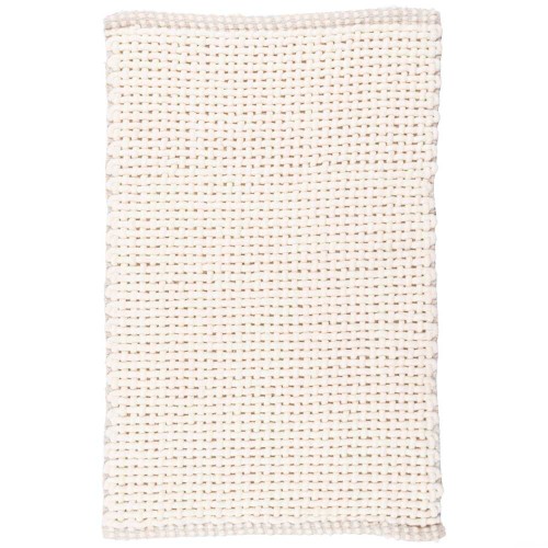 Dywanik łazienkowy Belweder pleciony ivory 50x80cm