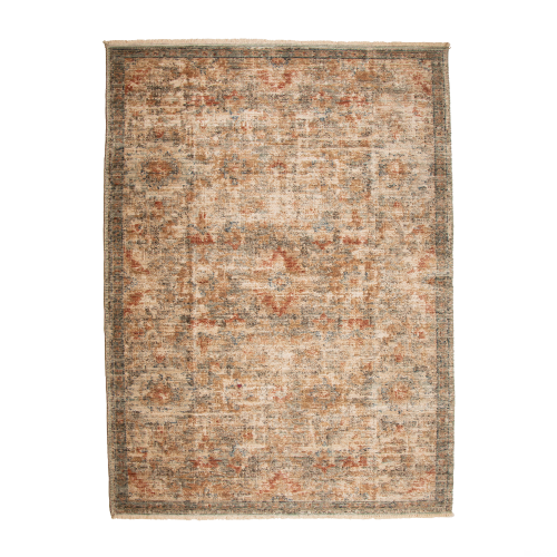 Dywan wełniany Vintage Wool beżowy z przecierką 122x188cm