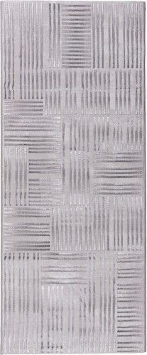 Chodnik Creation linie srebrny 67x160cm