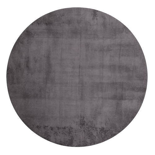 Dywan Loren gładki antracytowy koło 80 cm